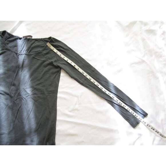 Women's Baci Cowl Neck Cotton Long Sleeve Shirt Size M (Made in Italy) WB40 - Picture 3 of 7